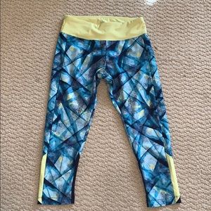 Multicolored cropped leggings